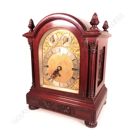 A fine quality early 20thC bracket clock for Asprey