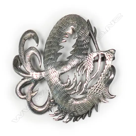 A Tony Buller dragon brooch