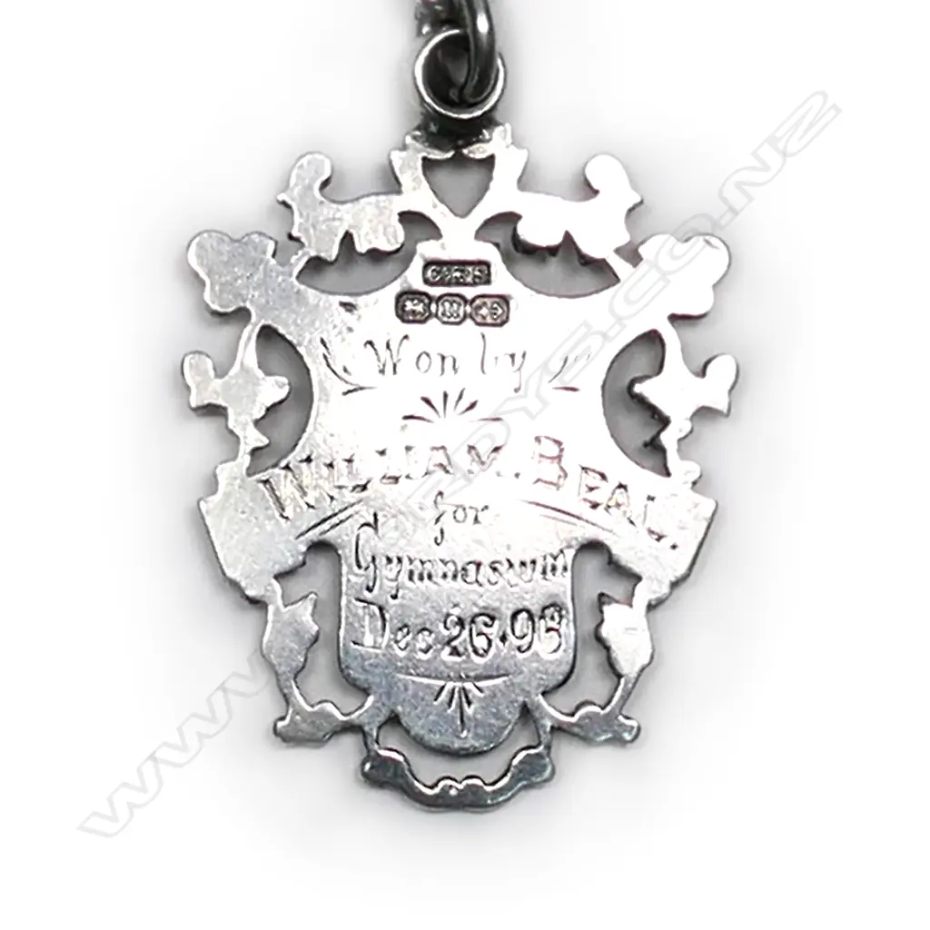 A early 20thC silver Albert chain Image 1++