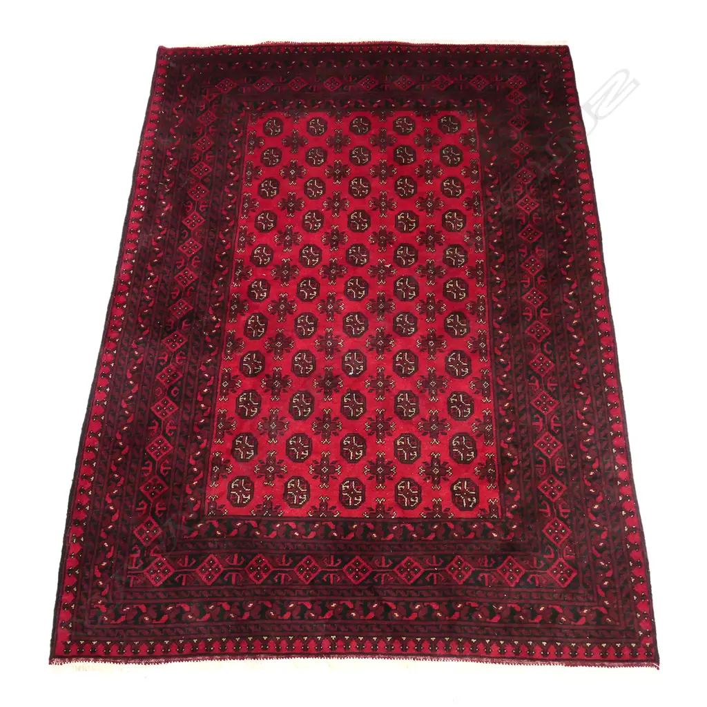 A large and fine Turkman tribal carpet Image 1++