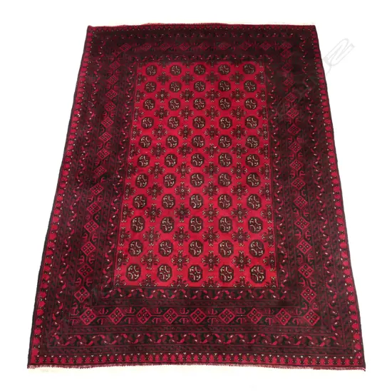 A large and fine Turkman tribal carpet