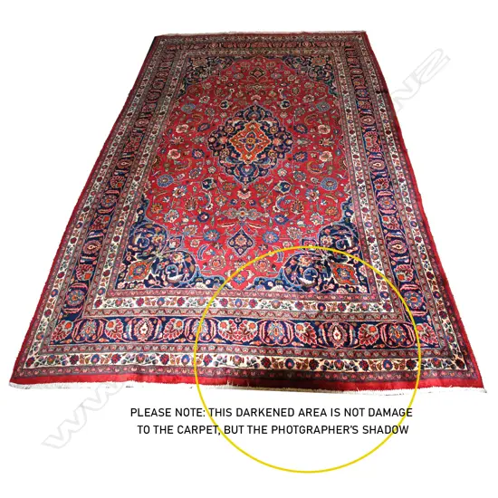 An Iranian Meshed hand knotted carpet