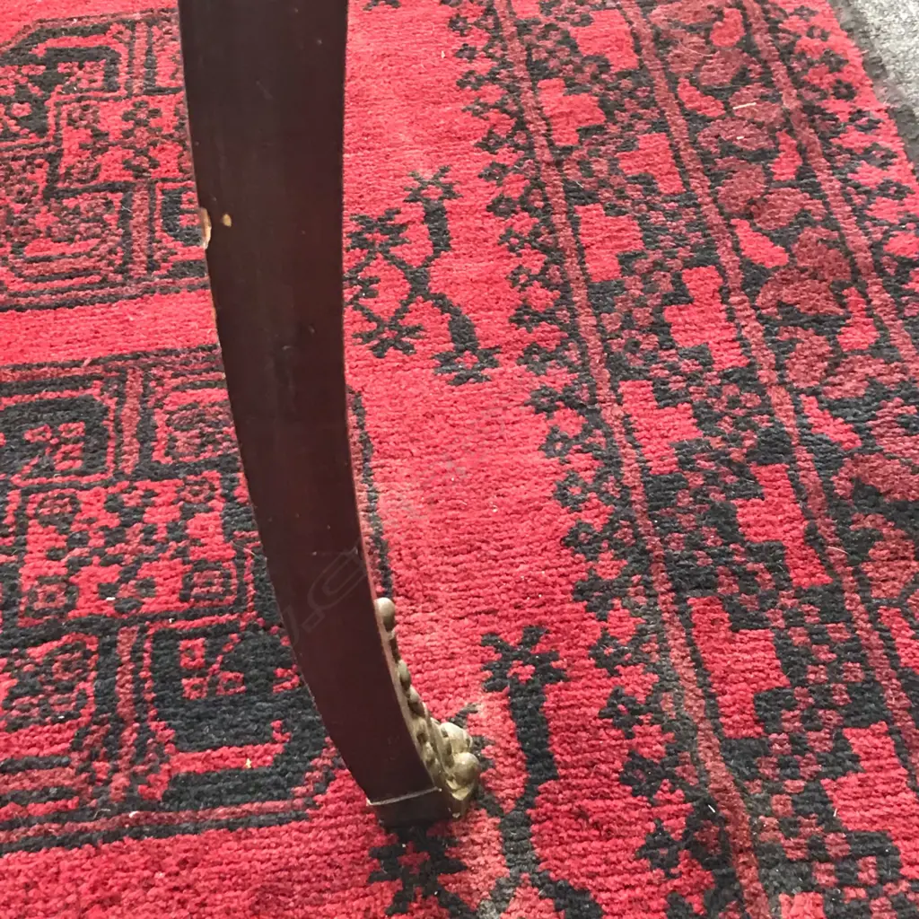 A 19thC Sheraton Revival style inlaid occasional table Image 1++