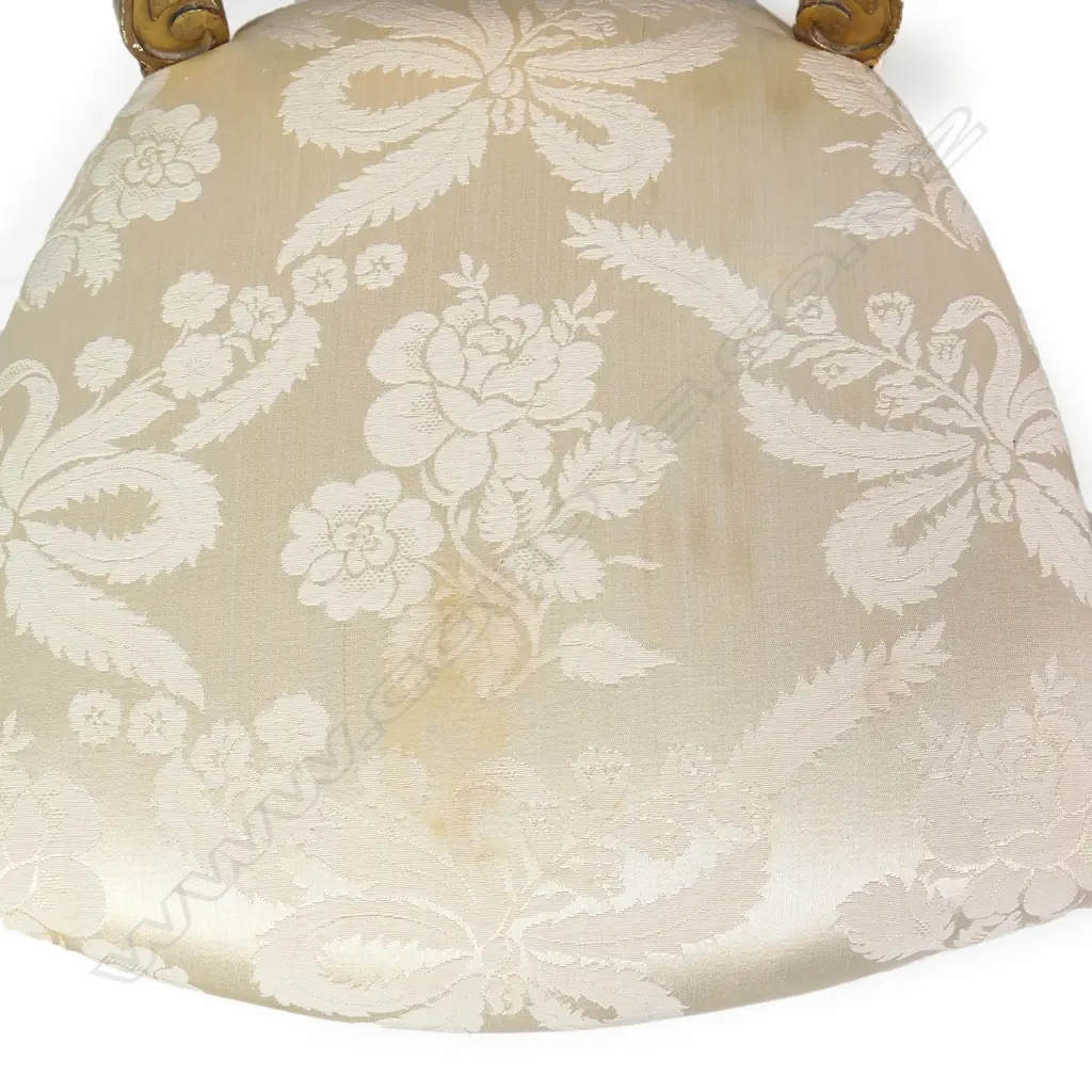 Four gilt salon chairs Image 1++