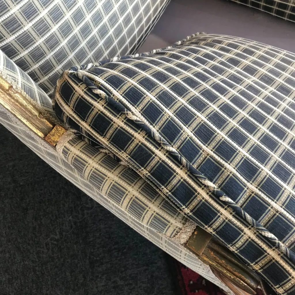 A pair of French Louis XVI style bergères Image 1++