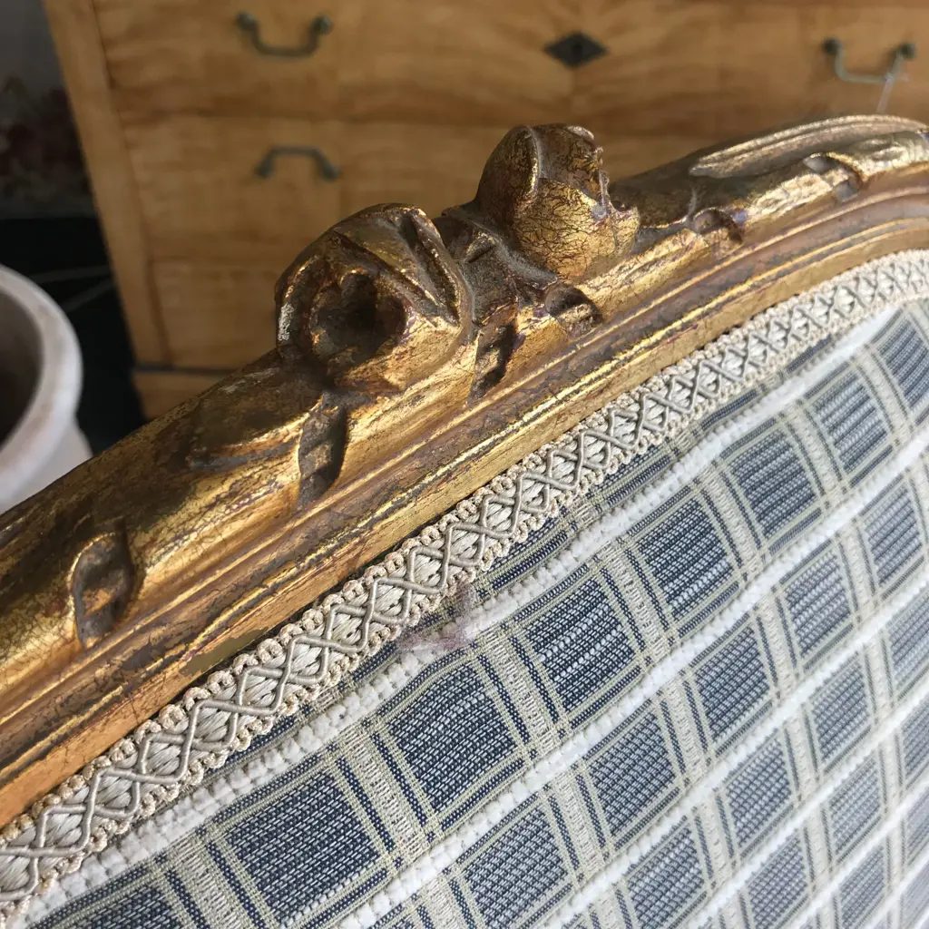 A pair of French Louis XVI style bergères Image 1++