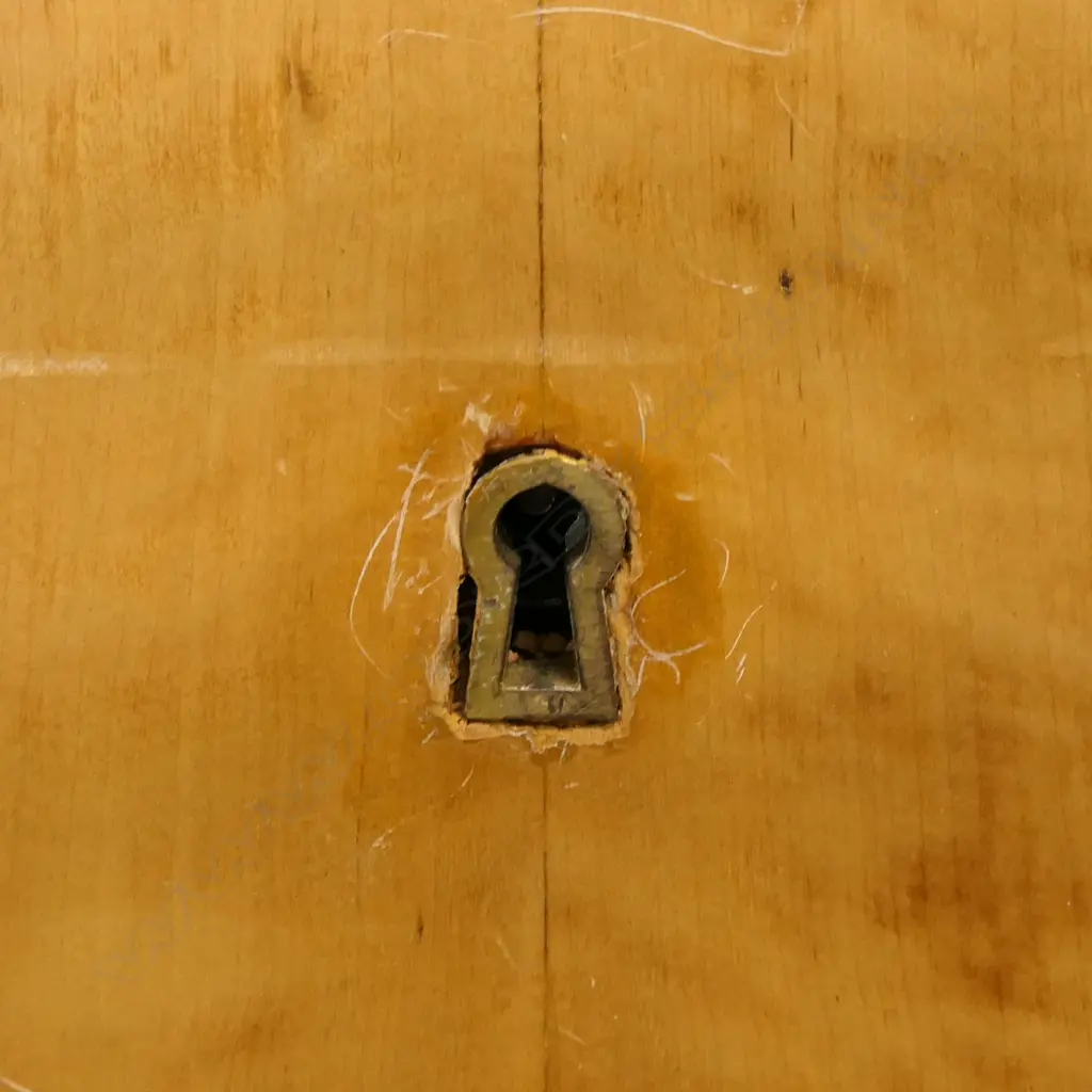 A Biedermeier birch veneer chest of drawers Image 1++