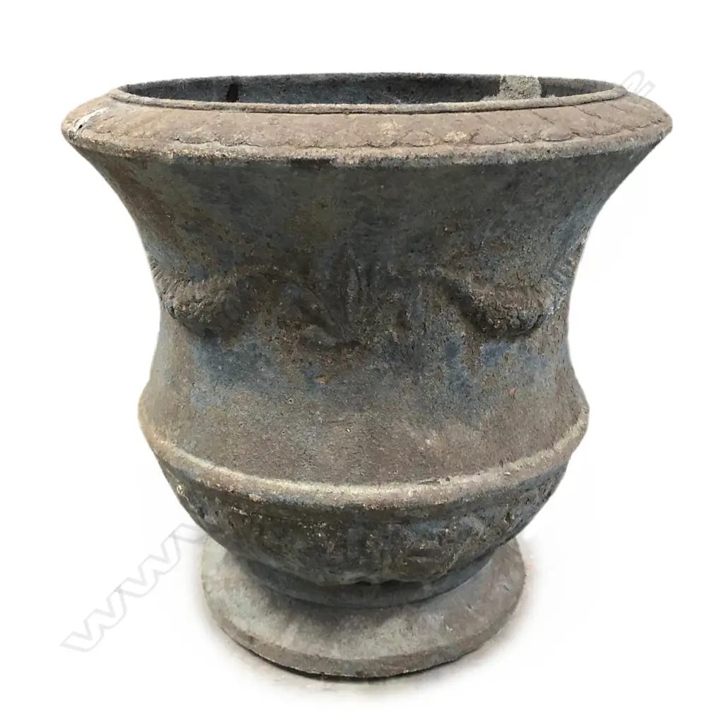 A rustic large pottery garden urn Image 1++