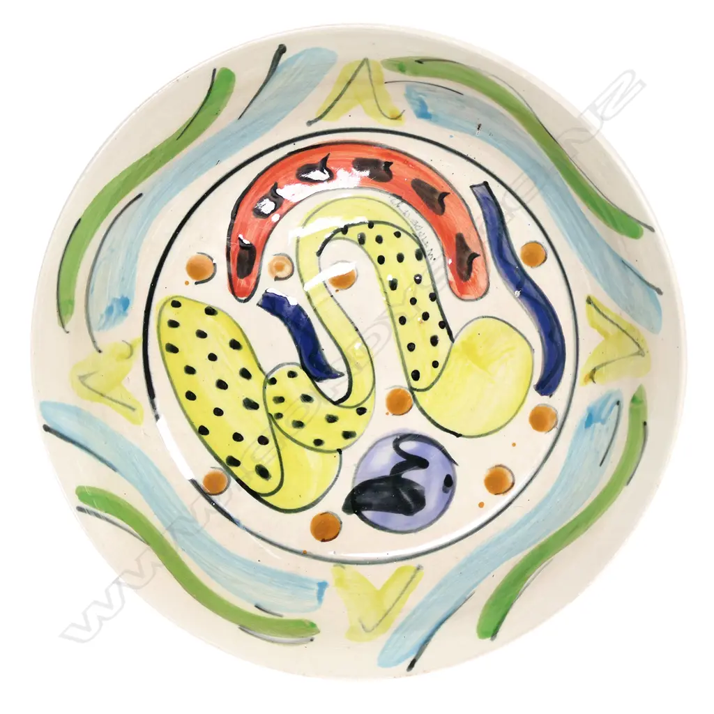 Warren Tippett colourful glazed bowl Image 1++