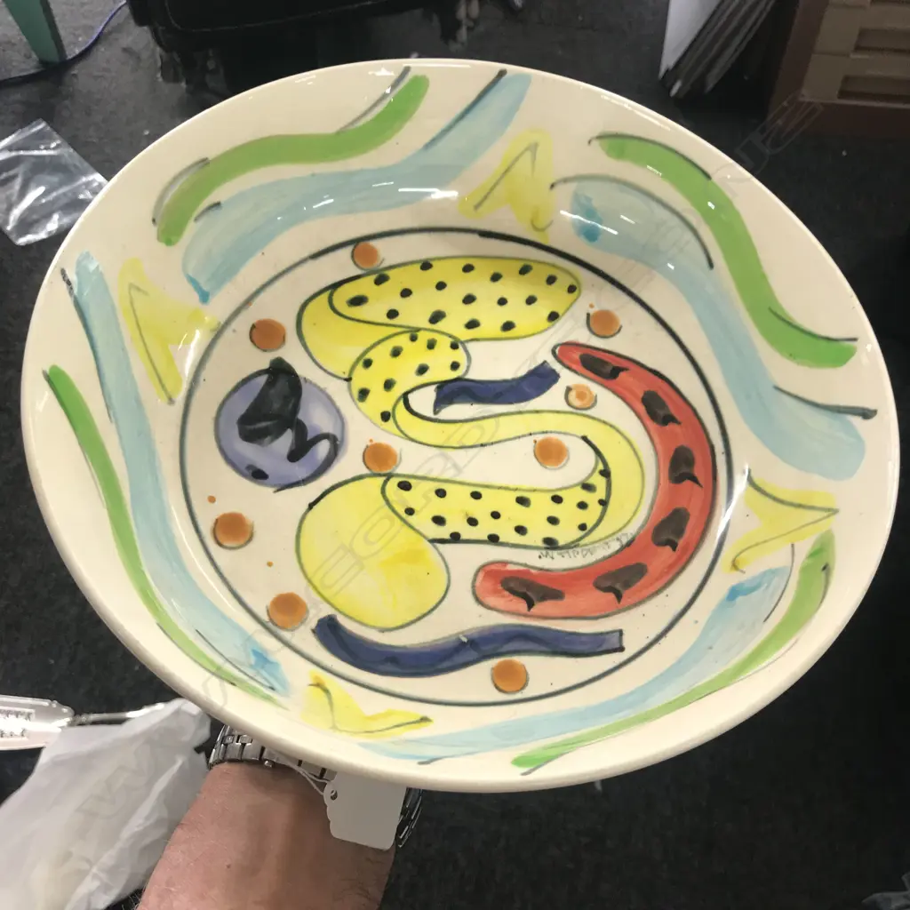 Warren Tippett colourful glazed bowl Image 1++