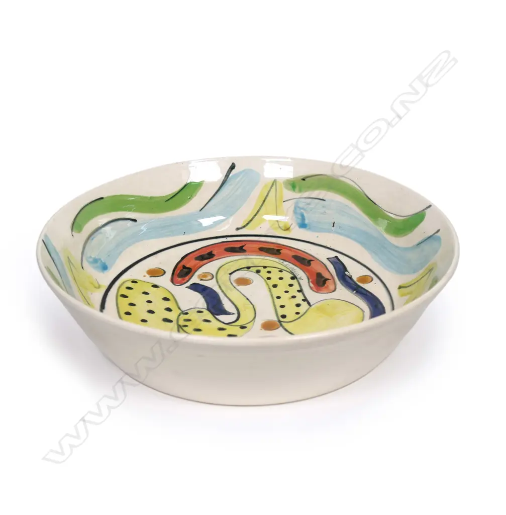 Warren Tippett colourful glazed bowl Image 1++