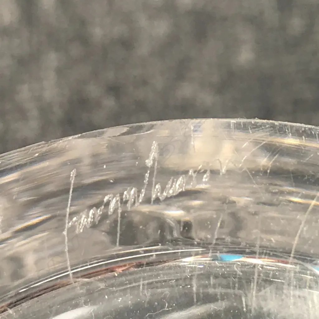 A Clyne Farquharson crystal vase designed for John Walsh c.1940 Image 1++