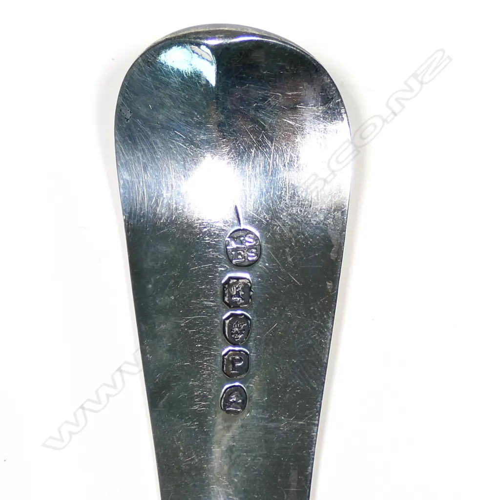 A Geo III silver pie spoon, Old English pattern, London 1810 by Eliza Sumner. 106gm Image 1++