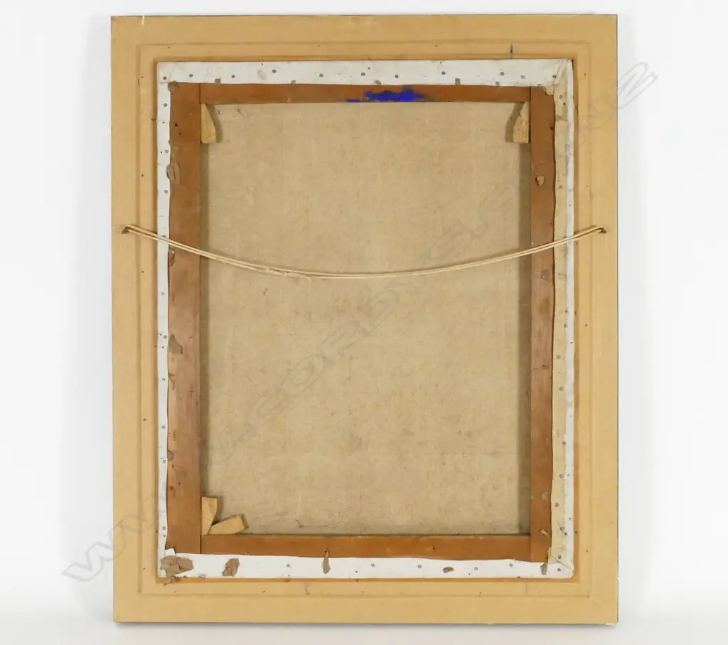 Harry Linley Richardson (UK/NZ 1878-1947), 'An Old Identity, Wellington' (inscribed 'Mr J. Johnson' verso), oil on canvas, signed. Illustrated: Art in New Zealand, Sept. 1928 page 19. Provenance: The McGregor Wright Gallery Collection. 750 x 600mm. Image 1++