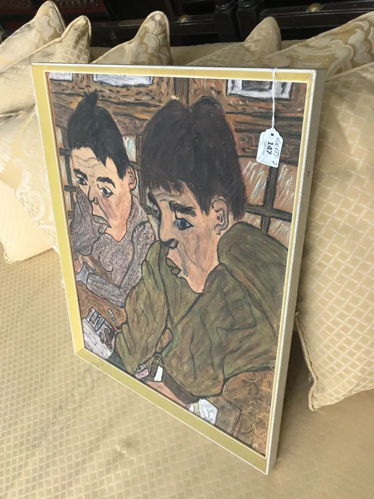 Yuichi Kurita (Japanese b.1960/70), 'My Friend Drawing a Picture' Image 1++