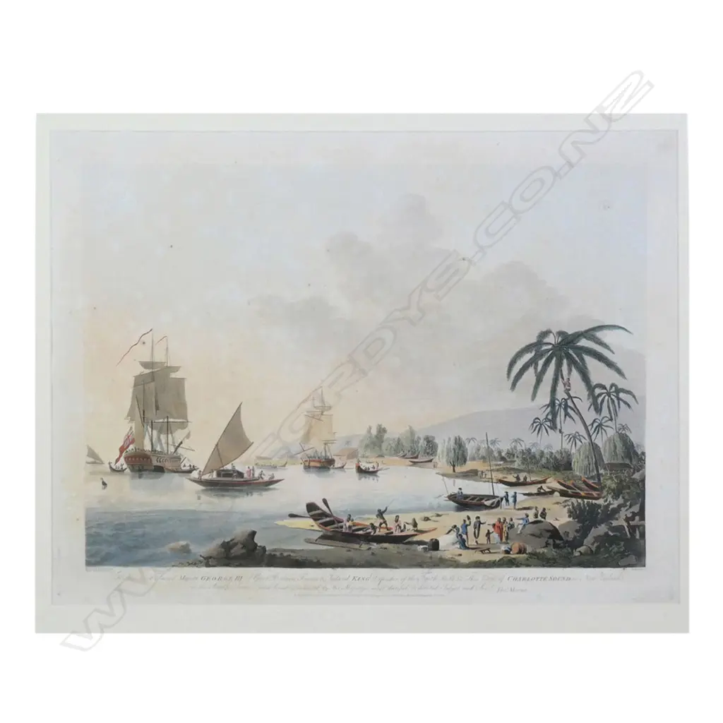 John Cleverley 4 views from Cook's voyages Image 1++