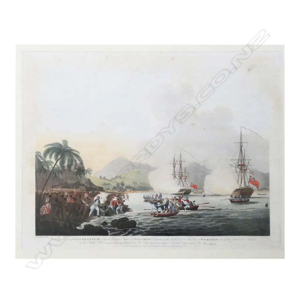 John Cleverley 4 views from Cook's voyages Image 1++