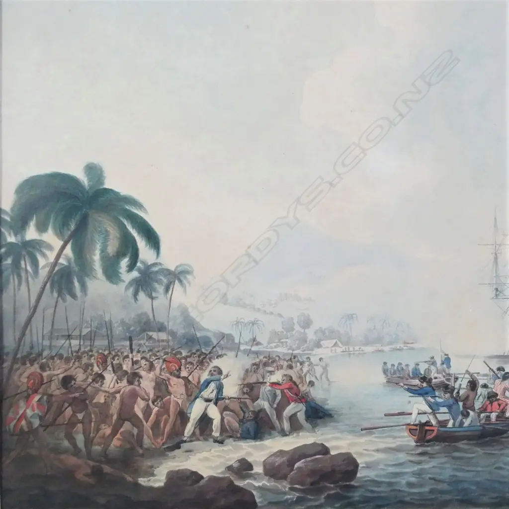 John Cleverley 4 views from Cook's voyages Image 1++