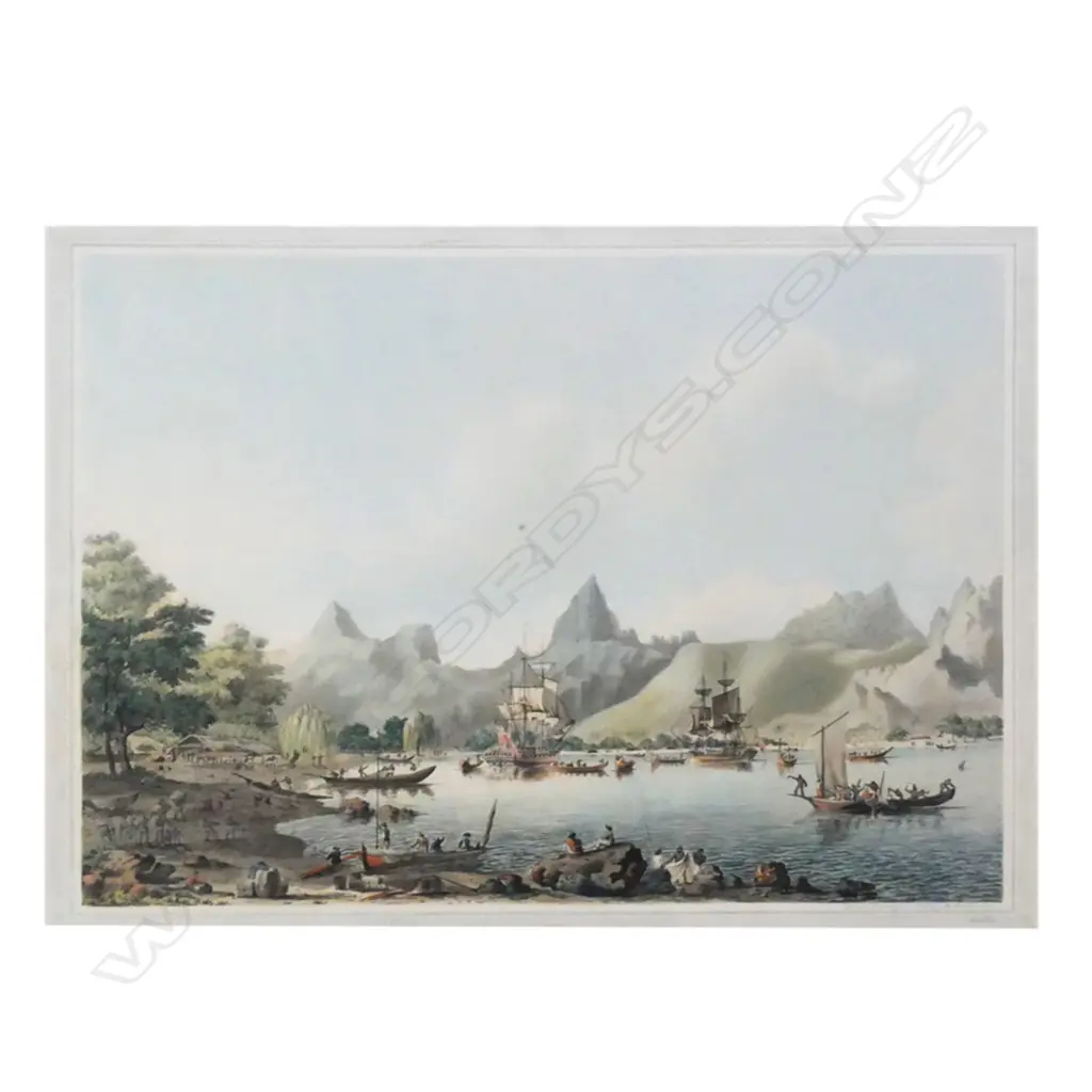 John Cleverley 4 views from Cook's voyages Image 1++