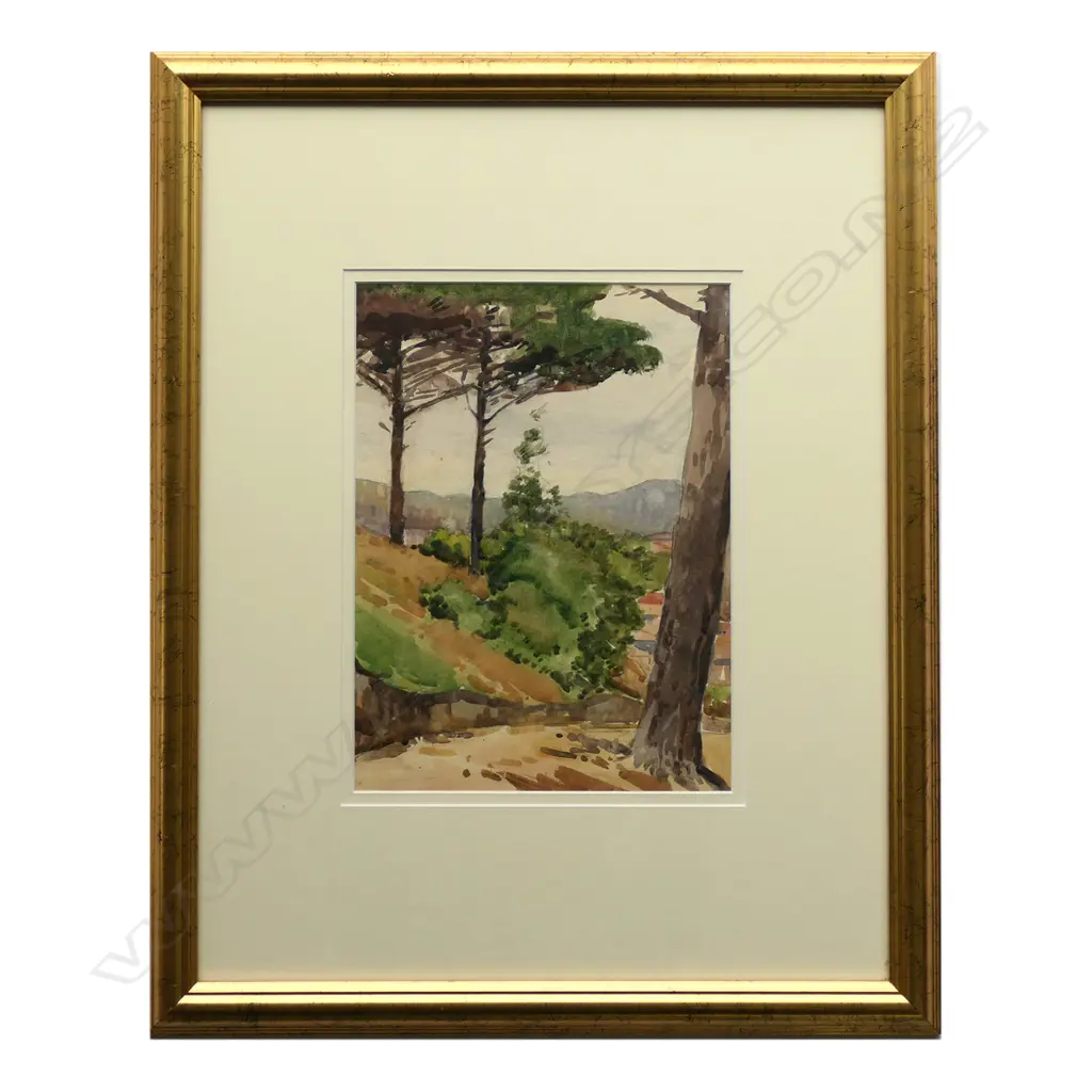 Nugent Welch (1881-1970), Newtown Park, watercolour, initialled, titled and dated 1931 verso. 280 x 215mm Image 1++