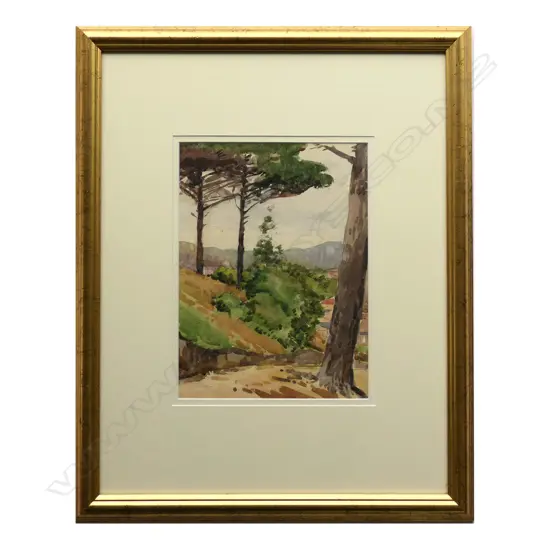 Nugent Welch (1881-1970), Newtown Park, watercolour, initialled, titled and dated 1931 verso. 280 x 215mm