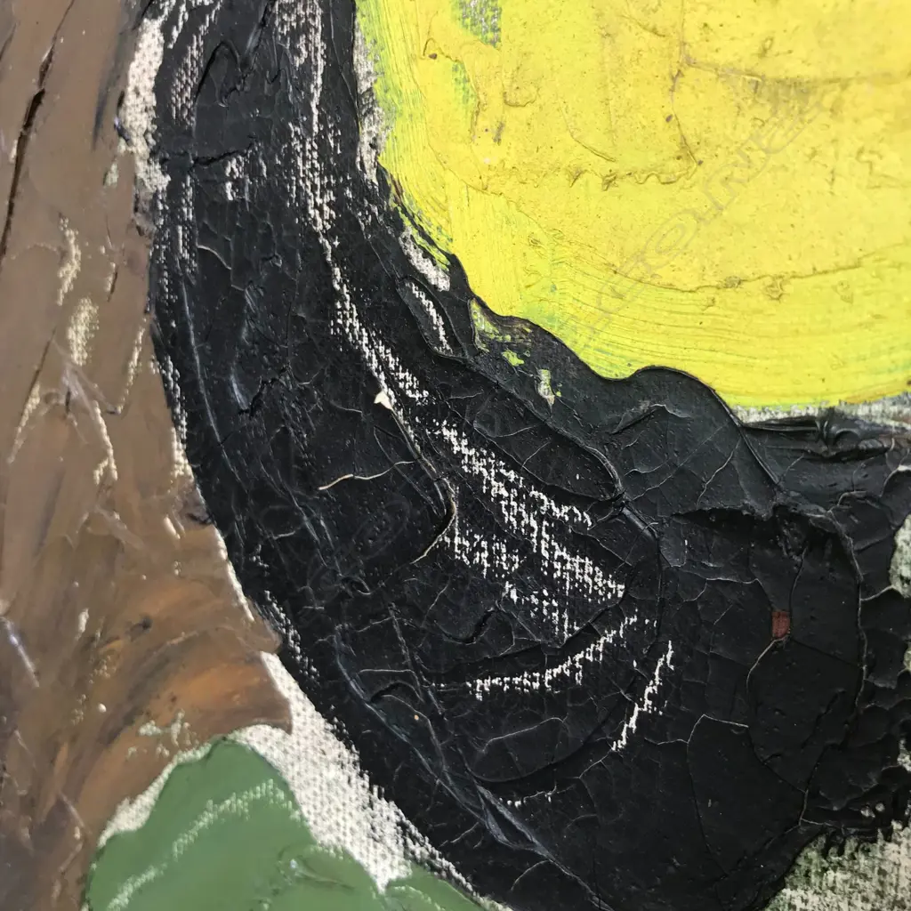 Heidi Herzog (Swiss / S.A.1905-1967) Untitled (brown and green still life) Image 1++