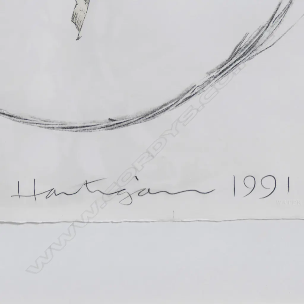 Paul Hartigan (b.1953), 'Parts of the Total Sum', direct image transfer (Rauschenberg technique) with unique hand colouring, edition 4/10, signed and dated 1991. On Waterford Series art paper 560 x 760mm. Float mounted in frame (overall 760 x 960mm) Image 1++