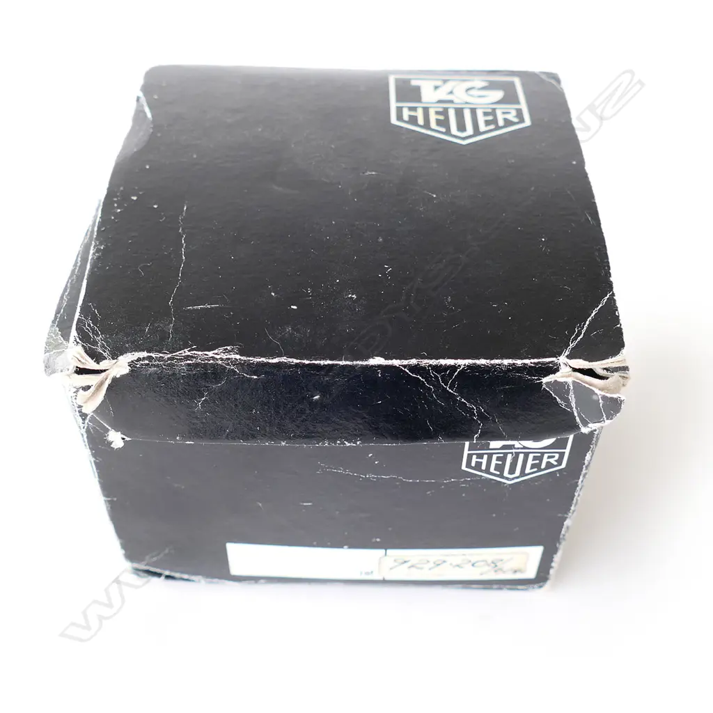 A Tag Heuer 'Aquaracer' gent's chronograph watch, ref. CAF2120, stainless steel and gold-plated case/bezel and bracelet, automatic movement, 300 meters. Original box and papers. Image 1++