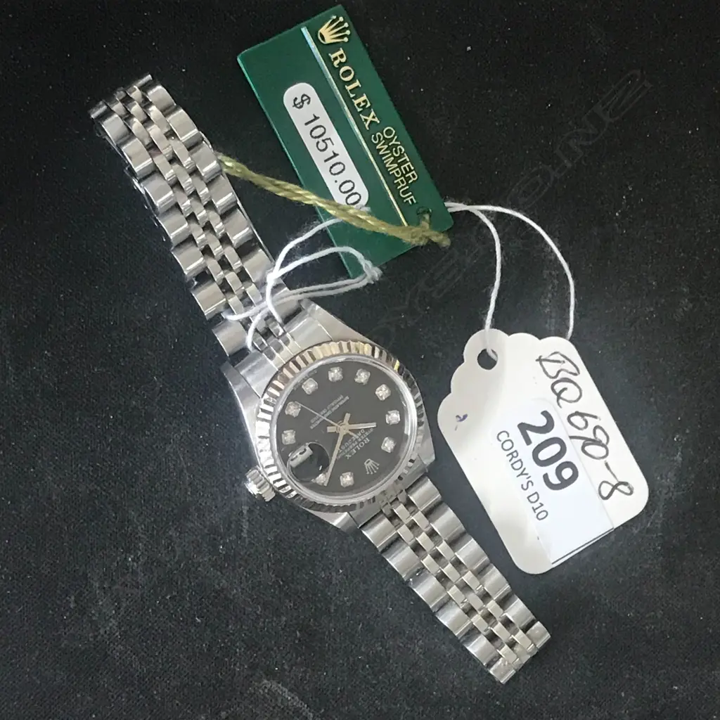 A lady's Rolex Oyster Perpetual Datejust wristwatch Image 1++