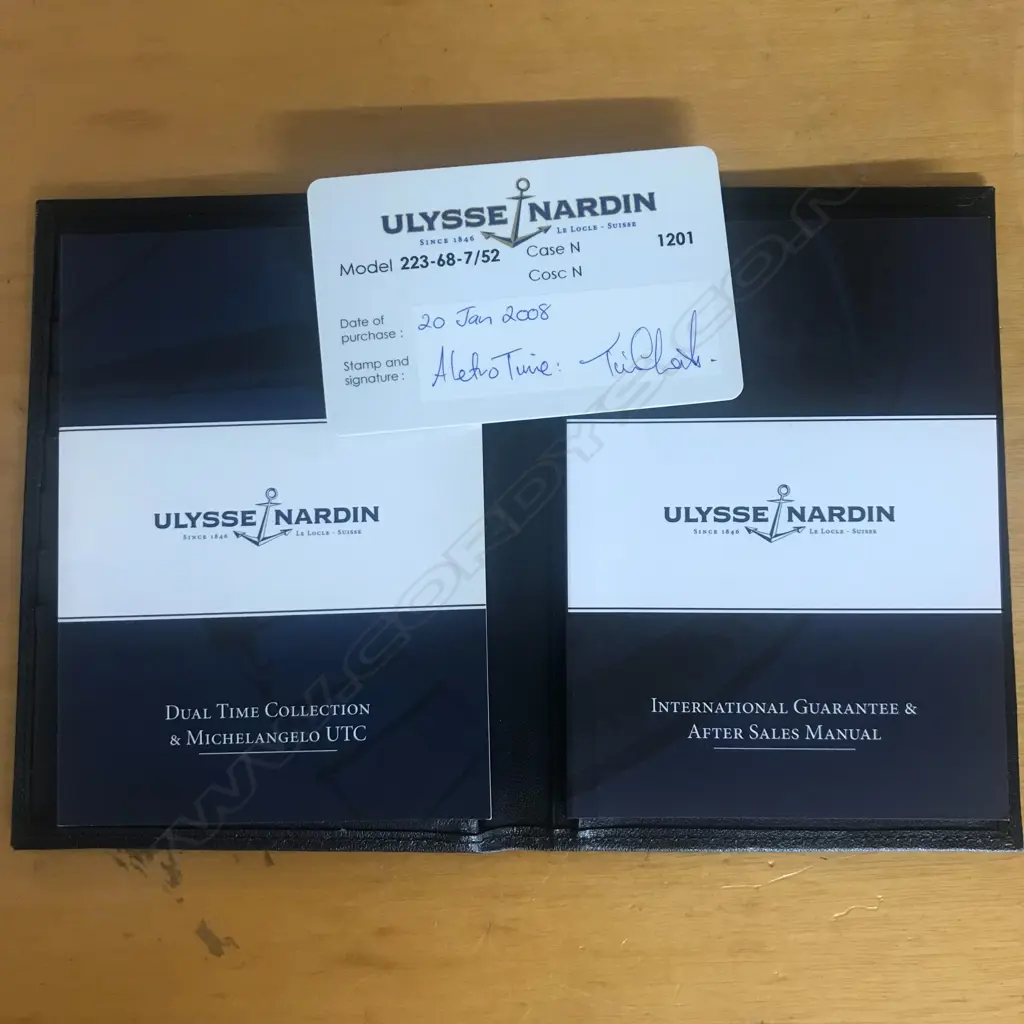 A Ulysse Nardin 'Michelangelo UTC' wristwatch Image 1++