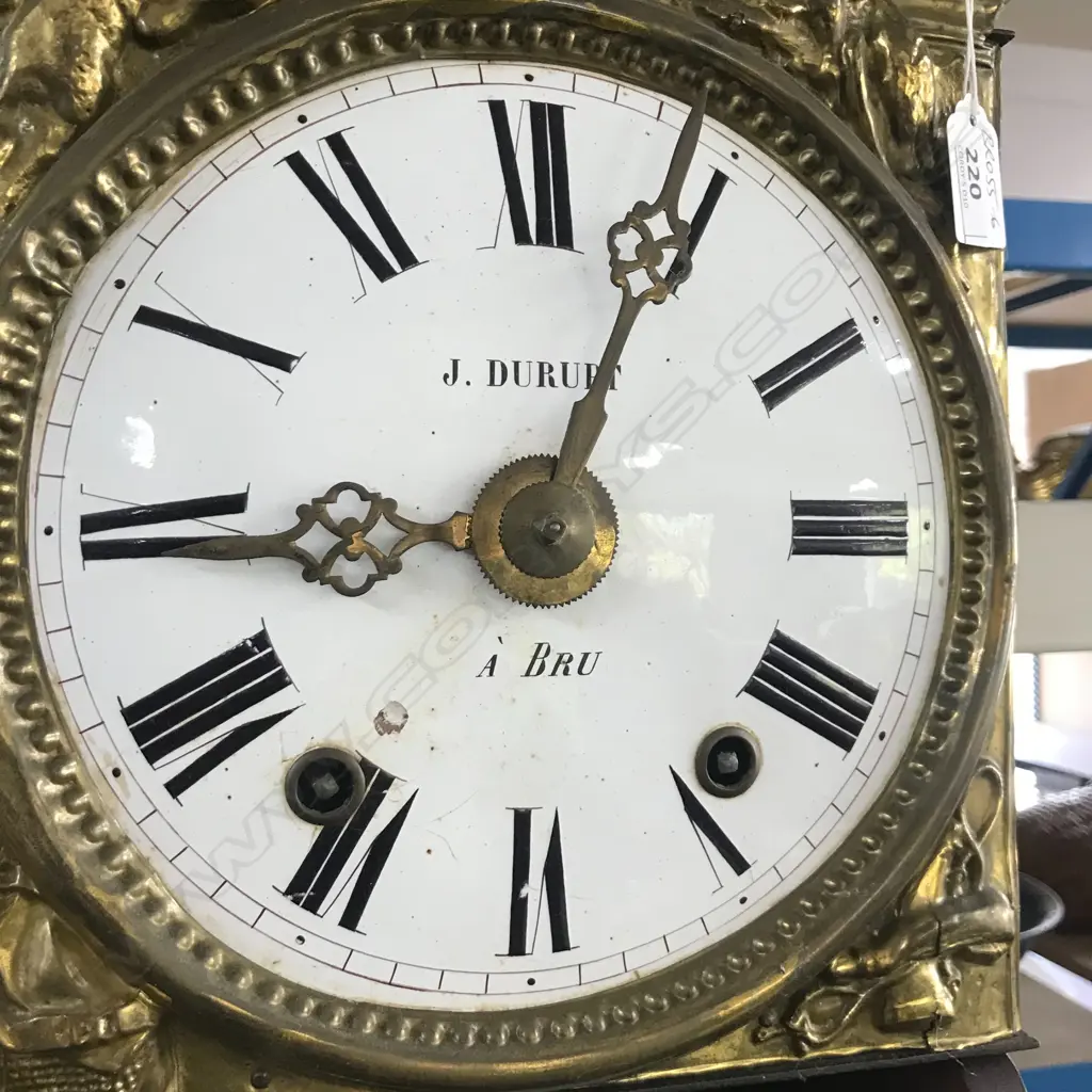 A French comptoise wall clock, Image 1++