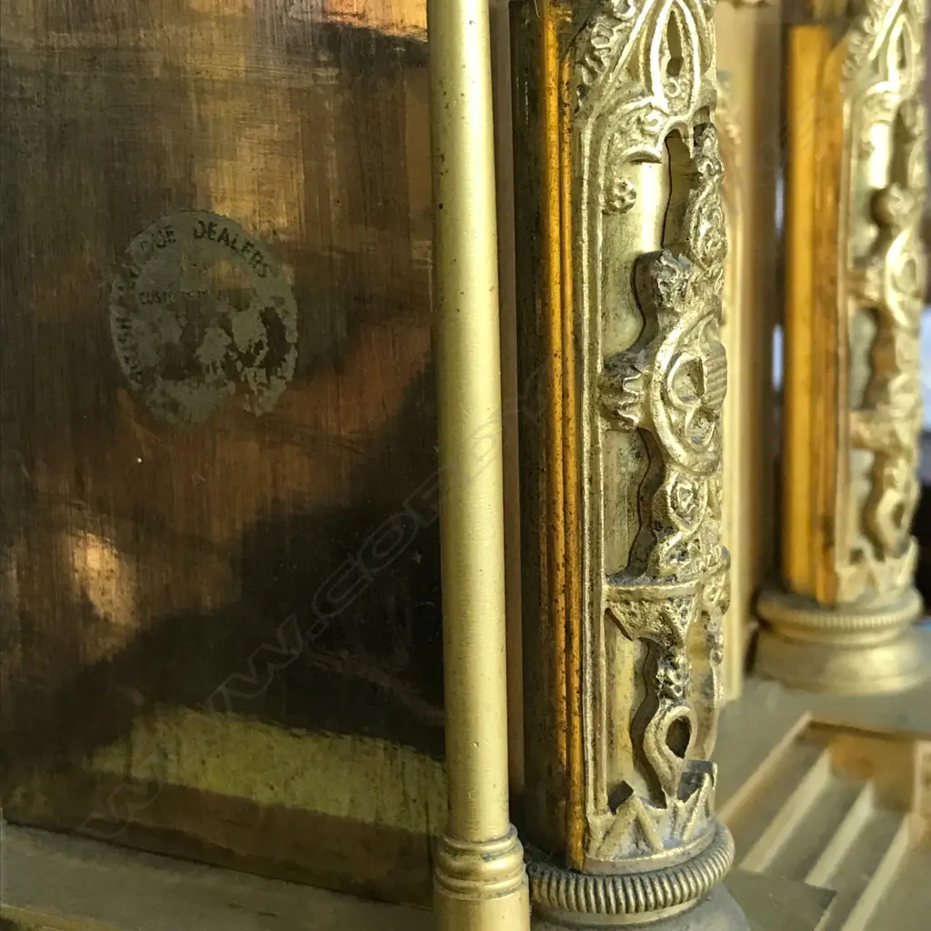 A French Louis Philippe period cathedral clock, c.1840, Image 1++