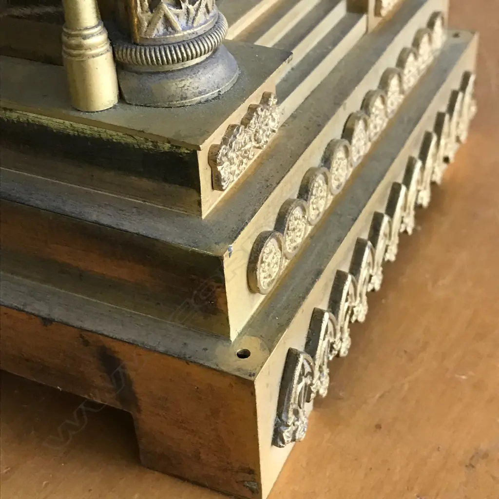 A French Louis Philippe period cathedral clock, c.1840, Image 1++