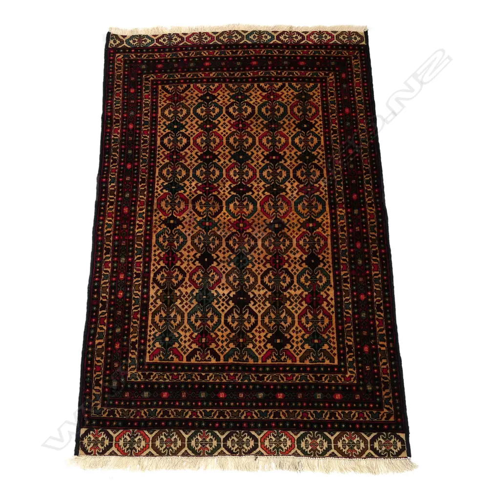 An Afghan Balouchi hand knotted rug, 1800 x 1100mm Image 1++