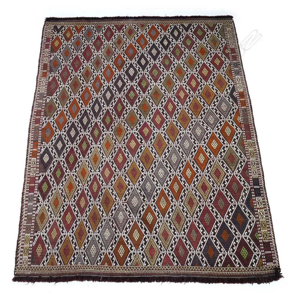 A Turkish Sumak hand knotted rug Image 1++