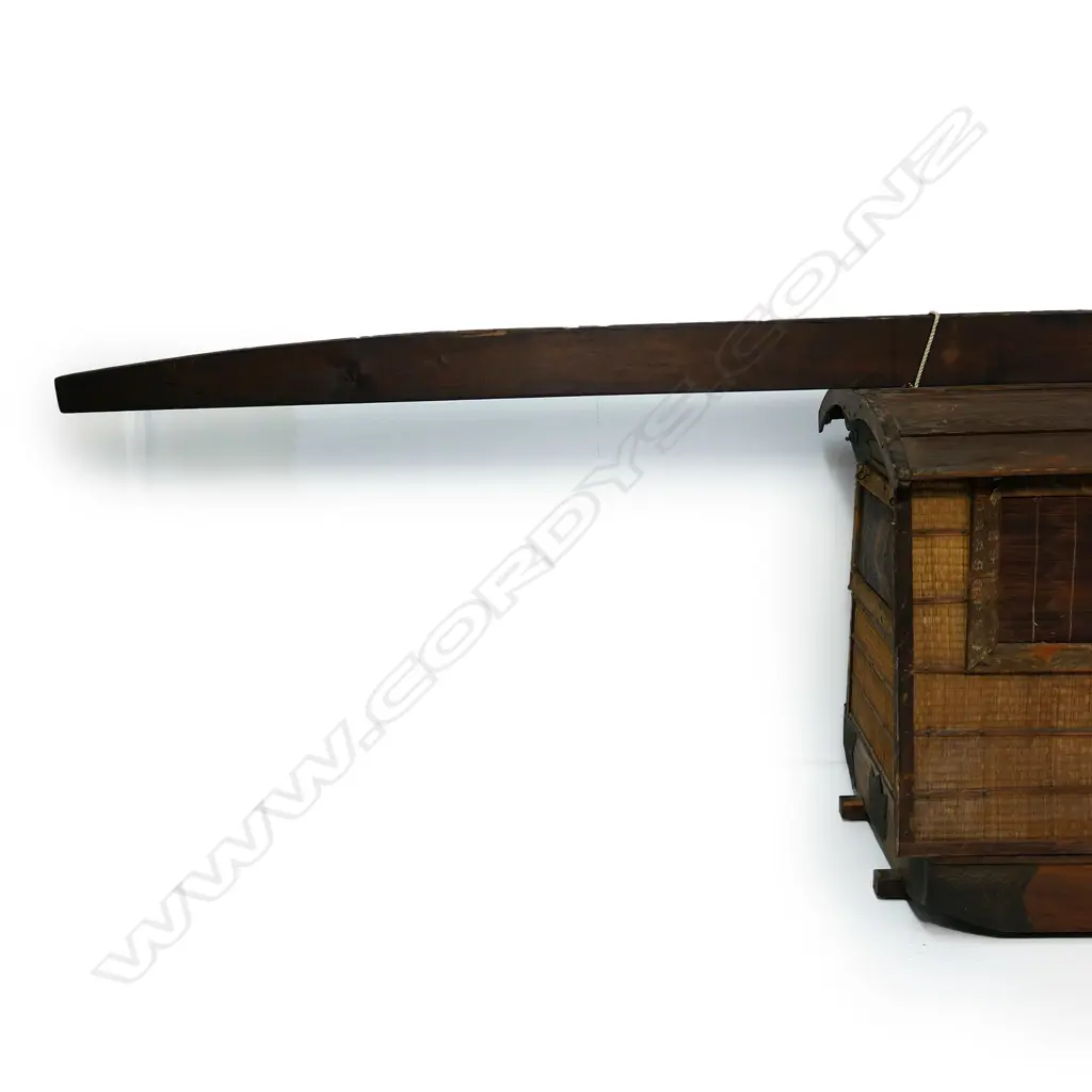A rare mid to late Edo-period (1800s) Japanese doctor’s palanquin Image 1++