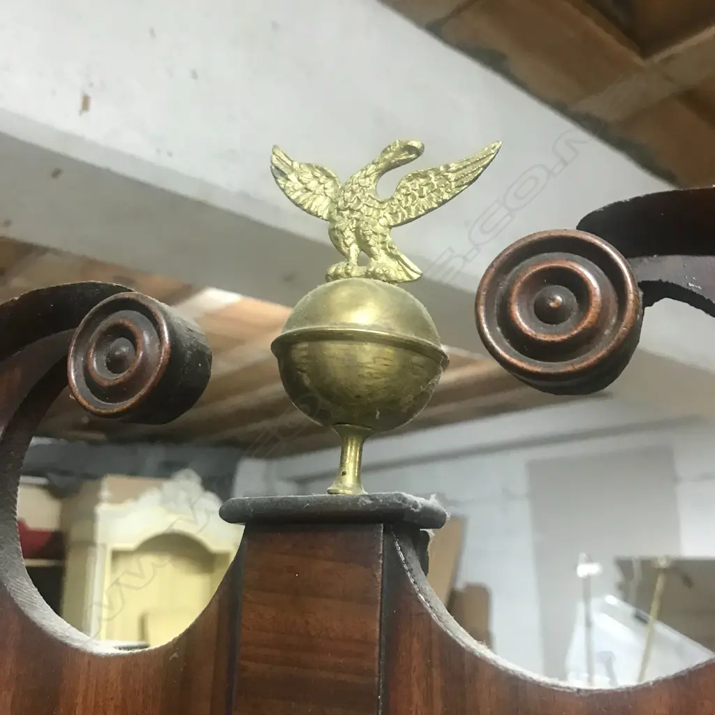 A Georgian mahogany long case clock Image 1++