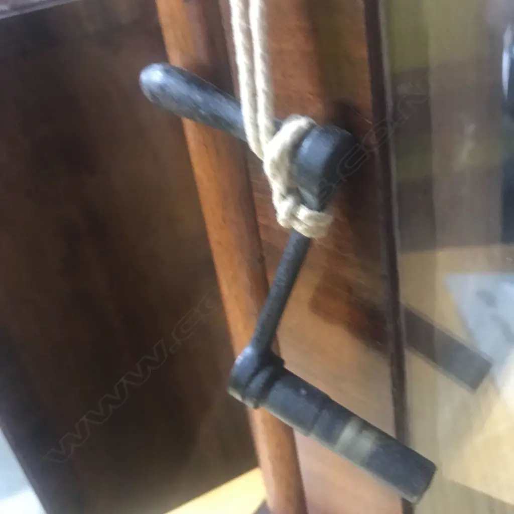 A Georgian mahogany long case clock Image 1++