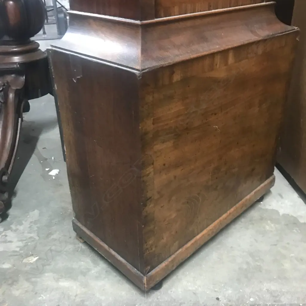 A Georgian mahogany long case clock Image 1++