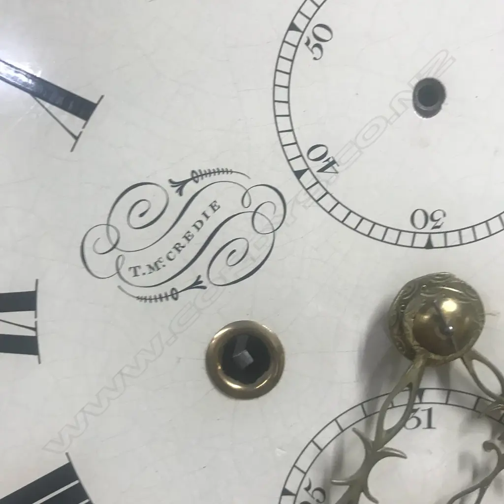 A Georgian mahogany long case clock Image 1++
