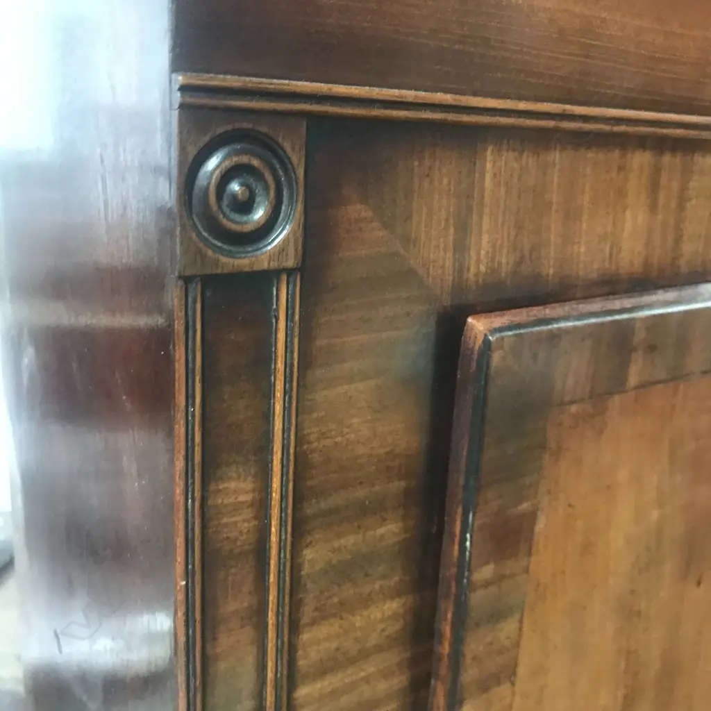 A Georgian mahogany long case clock Image 1++