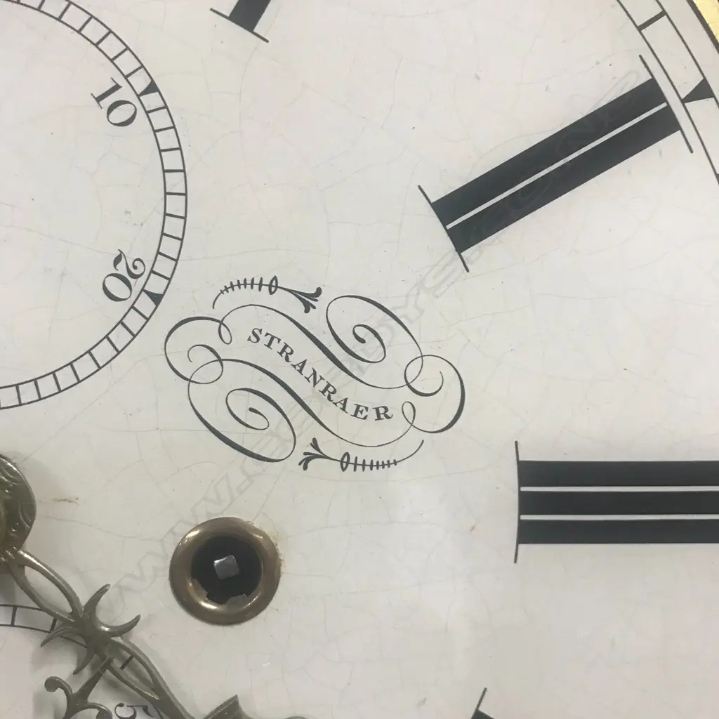 A Georgian mahogany long case clock Image 1++