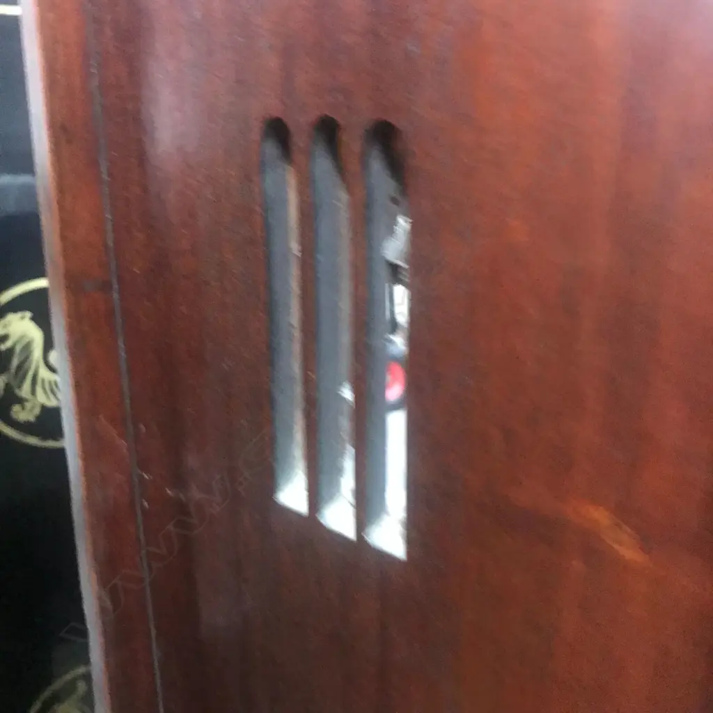 A Georgian mahogany long case clock Image 1++