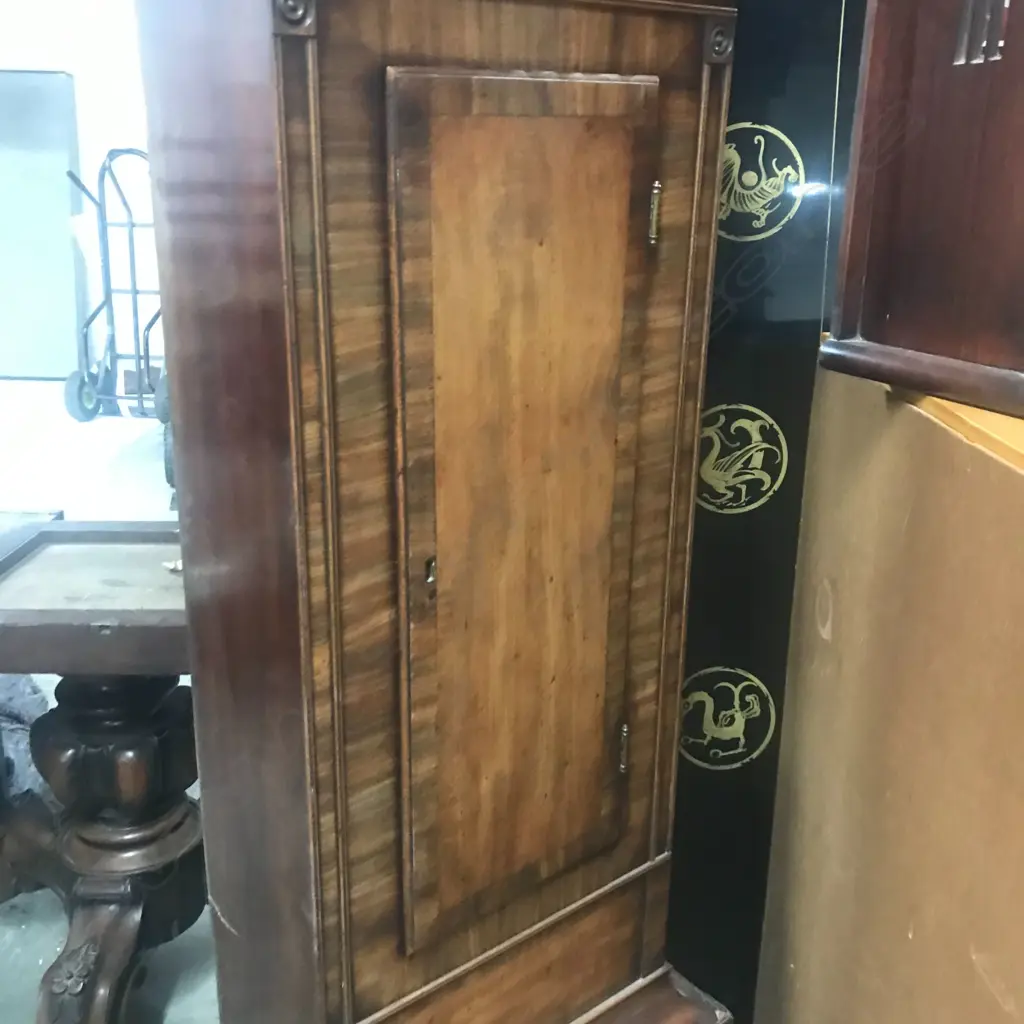 A Georgian mahogany long case clock Image 1++