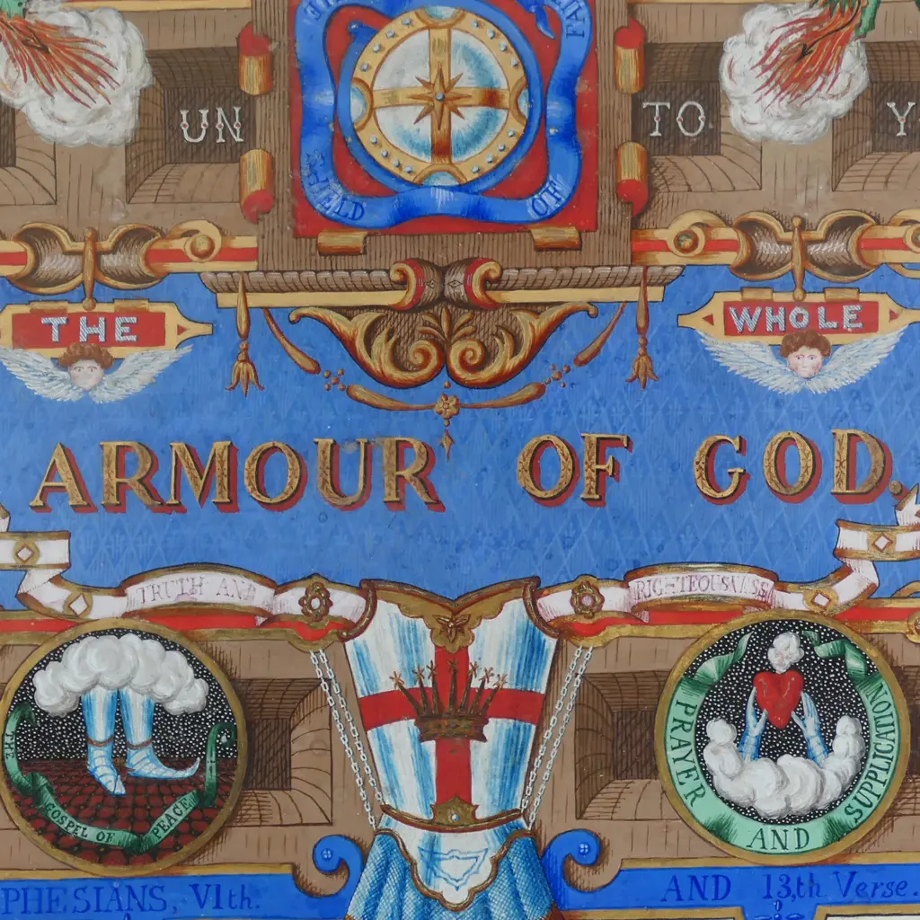 A Victorian biblical illumination from The New Testament, Image 1++