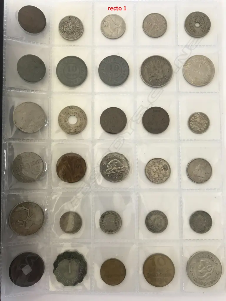 A vintage world coin collection, Image 1++