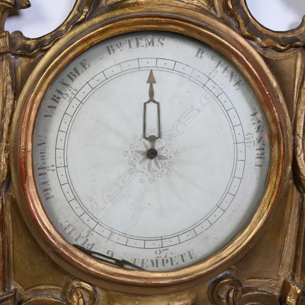 A French Baromètre Néoclassique, period of Louis XVI, 18thC, Image 1++