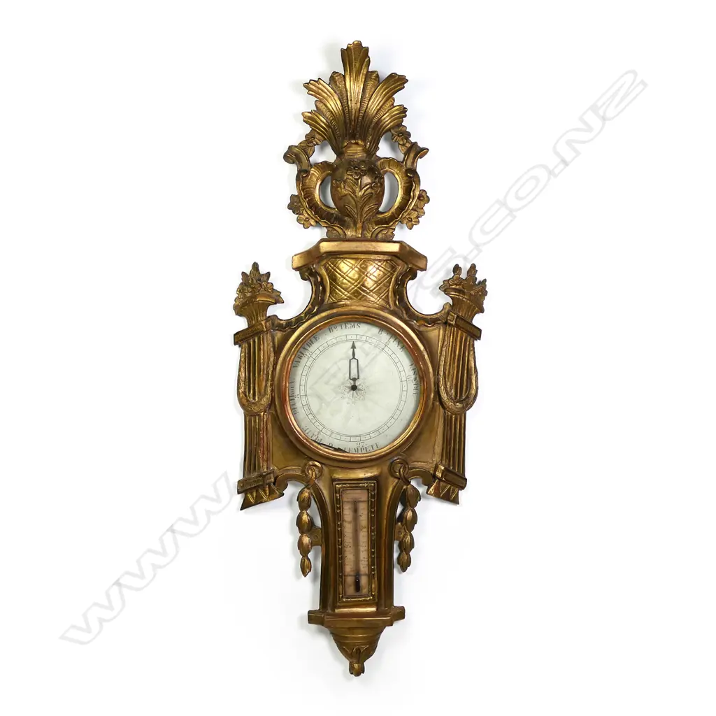 A French Baromètre Néoclassique, period of Louis XVI, 18thC, Image 1++