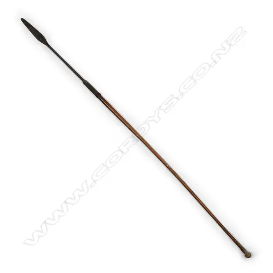 An African Assegai thrusting spear,