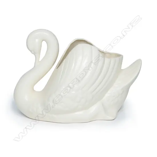 A large Crown Lynn swan